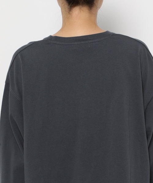 LOWRYS FARM（ローリーズファーム）の「リメイクショートＴＬＳ 146672（Tシャツ/カットソー・レディース・ホワイト/チャコールグレー/イエロー・FREE）」の21枚目の写真