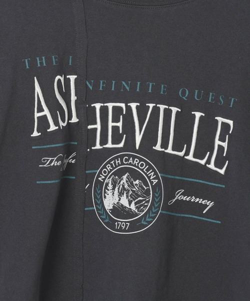 LOWRYS FARM（ローリーズファーム）の「リメイクショートＴＬＳ 146672（Tシャツ/カットソー・レディース・ホワイト/チャコールグレー/イエロー・FREE）」の22枚目の写真