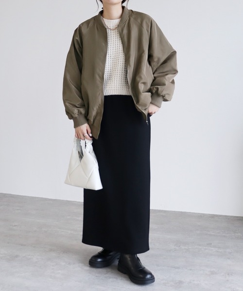 reca（レカ）の「MA-1（MA-1・レディース・ホワイト/カーキ/ブラック・L/M）」の12枚目の写真