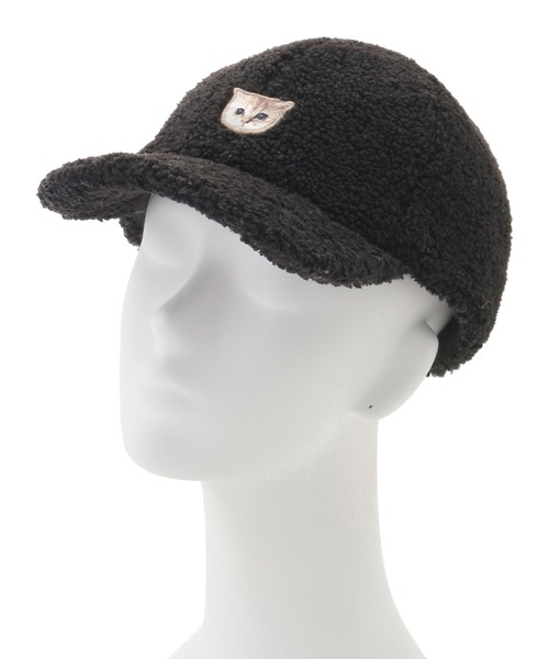 セール】キャップ ボア UVカット '猫ワッペン'（キャップ）｜PAUL&JOE