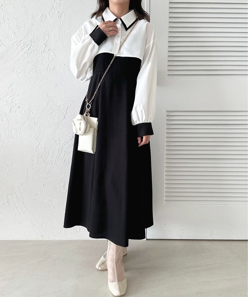 apres jour(アプレジュール)の「【apres jour mimi】Wカラーアソートショートシャツ【ZOZOTOWN限定アイテム】(シャツ/ブラウス・レディース・ブラック/ブラウン/オフホワイト/アイボリー/ボルドー・X-LARGE/フリー)」の14枚目の写真
