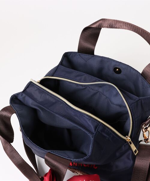 SALON de RUBAN（サロンドルヴァン）の「【SALON de RUBAN / サロン ド ルヴァン】 モンチッチ 2wayハンドバッグ 50th限定アイテム（トートバッグ・レディース・グレー/ブラック/レッド/ベージュ/ライトグレー/ピンク/ネイビー・FREE）」の8枚目の写真