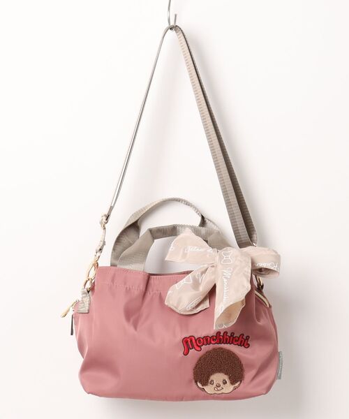 SALON de RUBAN（サロンドルヴァン）の「【SALON de RUBAN / サロン ド ルヴァン】 モンチッチ 2wayハンドバッグ 50th限定アイテム（トートバッグ・レディース・グレー/ブラック/レッド/ベージュ/ライトグレー/ピンク/ネイビー・FREE）」の12枚目の写真