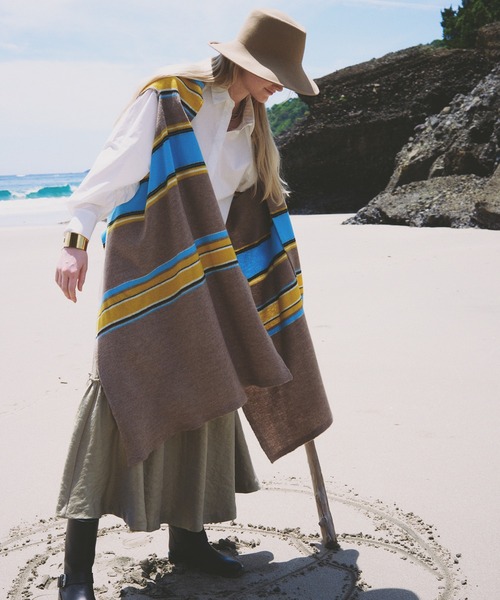 ハウスオブロータス　フェルトロングジレ ハウスオブロータス HOUSE OF LOTUS フェルトストールジレ