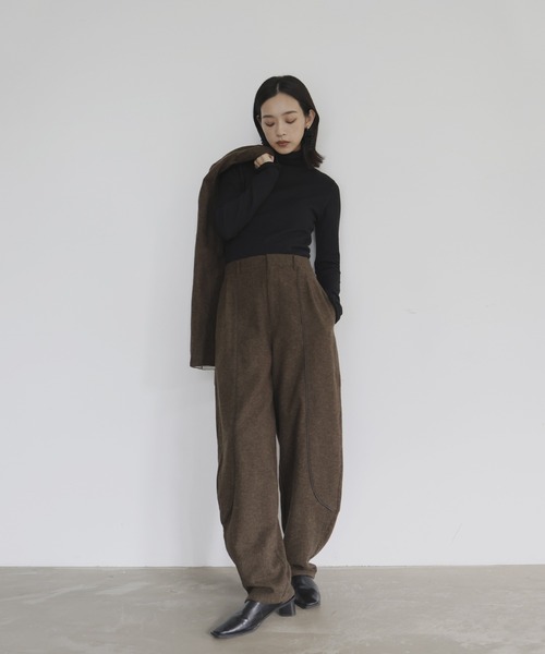 パイピングカーブパンツ（チノパンツ）｜hellam（へラム）の