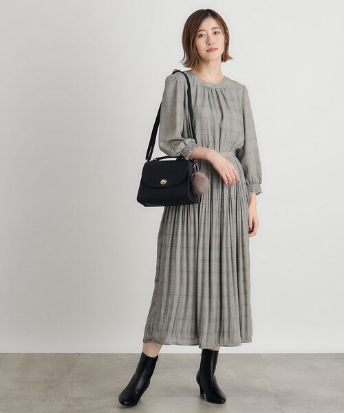 grove（グローブ）の「【雑誌掲載】フラップヒネリショルダー（ショルダーバッグ・レディース・ブラック/グレー/ライトグレー/キャメル・00）」の11枚目の写真