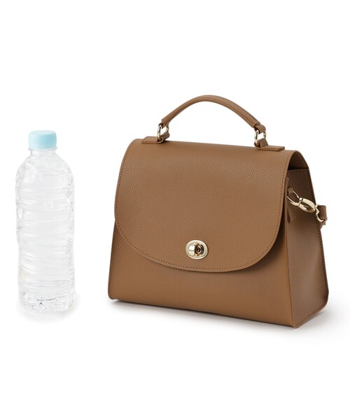 grove（グローブ）の「【雑誌掲載】フラップヒネリショルダー（ショルダーバッグ・レディース・ブラック/グレー/ライトグレー/キャメル・00）」の16枚目の写真