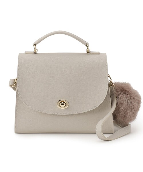 grove（グローブ）の「【雑誌掲載】フラップヒネリショルダー（ショルダーバッグ・レディース・ブラック/グレー/ライトグレー/キャメル・00）」の17枚目の写真