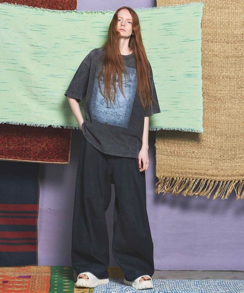 メゾンスペシャル　立体裁断デニム　上下セットアップ Three-Dimensional Cutting Denim Pants