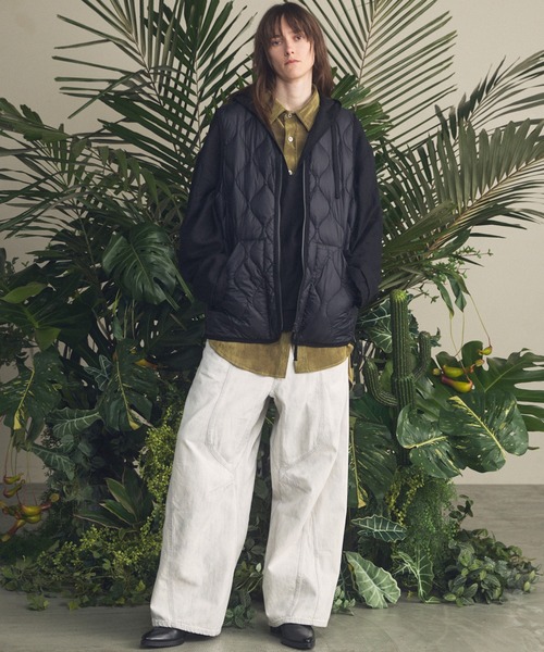 UNISEX》Three-Dimensional Cutting Denim Pants/立体裁断カッティング