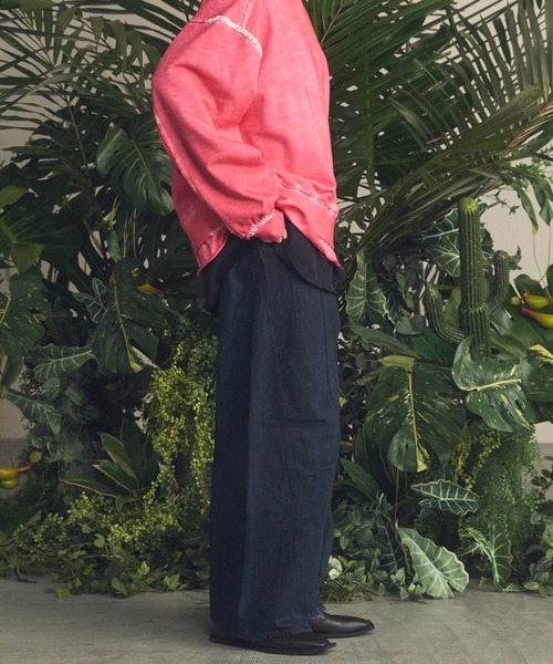 UNISEX》Three-Dimensional Cutting Denim Pants/立体裁断カッティング