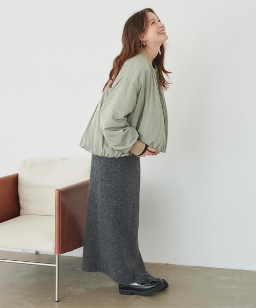 titivate（ティティベイト）の「前後2wayニットキャミソールワンピース（ワンピース・レディース・チャコール/ブラウン/ブルー/ブラック/アイボリー・SP/S/M/L）」の3枚目の写真