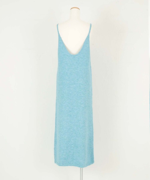 titivate（ティティベイト）の「前後2wayニットキャミソールワンピース（ワンピース・レディース・チャコール/ブラウン/ブルー/ブラック/アイボリー・SP/S/M/L）」の16枚目の写真