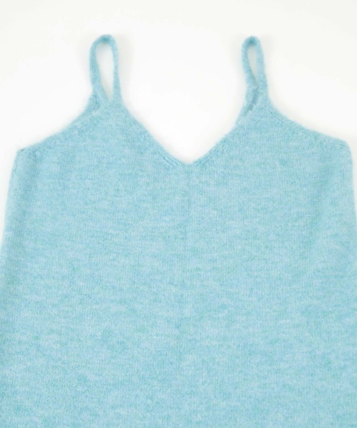 titivate（ティティベイト）の「前後2wayニットキャミソールワンピース（ワンピース・レディース・チャコール/ブラウン/ブルー/ブラック/アイボリー・SP/S/M/L）」の17枚目の写真