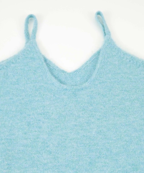 titivate（ティティベイト）の「前後2wayニットキャミソールワンピース（ワンピース・レディース・チャコール/ブラウン/ブルー/ブラック/アイボリー・SP/S/M/L）」の18枚目の写真