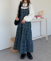 A/W アソートリボンティアードキャミワンピース