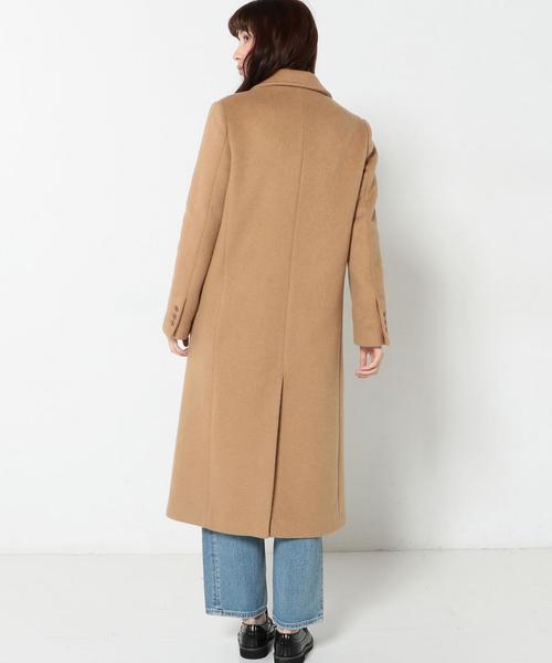 Another Edition（アナザーエディション）の「ロングコート/ AEBC 　W/P LONG CT◆（チェスターコート・レディース・ベージュ/オリーブ・MEDIUM/SMALL）」の19枚目の写真