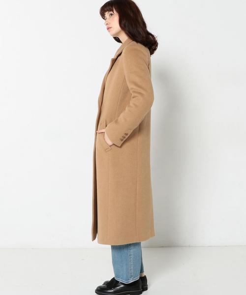 Another Edition（アナザーエディション）の「ロングコート/ AEBC 　W/P LONG CT◆（チェスターコート・レディース・ベージュ/オリーブ・MEDIUM/SMALL）」の21枚目の写真