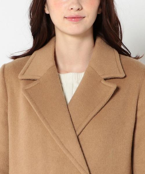 Another Edition（アナザーエディション）の「ロングコート/ AEBC 　W/P LONG CT◆（チェスターコート・レディース・ベージュ/オリーブ・MEDIUM/SMALL）」の11枚目の写真