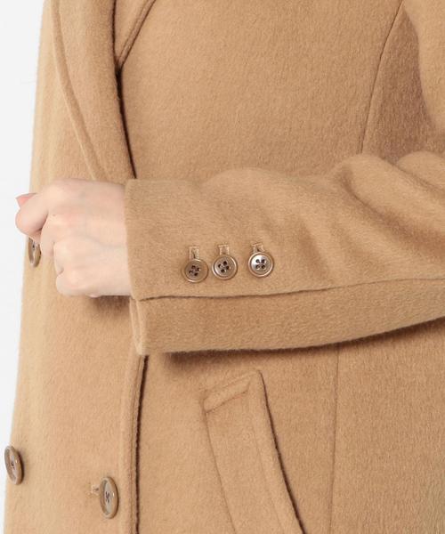 Another Edition（アナザーエディション）の「ロングコート/ AEBC 　W/P LONG CT◆（チェスターコート・レディース・ベージュ/オリーブ・MEDIUM/SMALL）」の12枚目の写真