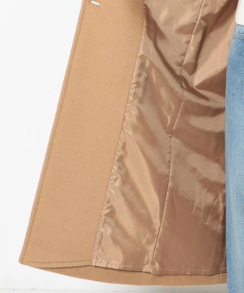Another Edition（アナザーエディション）の「ロングコート/ AEBC 　W/P LONG CT◆（チェスターコート・レディース・ベージュ/オリーブ・MEDIUM/SMALL）」の15枚目の写真