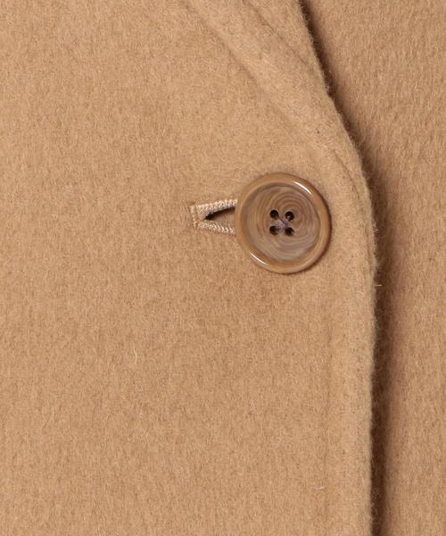 Another Edition（アナザーエディション）の「ロングコート/ AEBC 　W/P LONG CT◆（チェスターコート・レディース・ベージュ/オリーブ・MEDIUM/SMALL）」の16枚目の写真