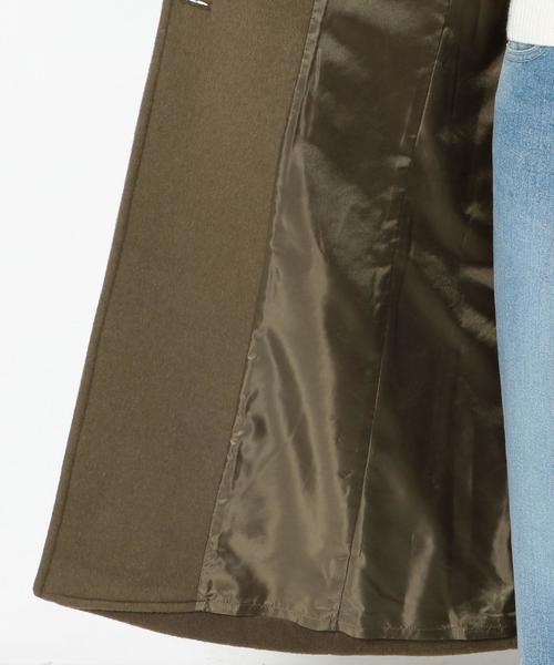 Another Edition（アナザーエディション）の「ロングコート/ AEBC 　W/P LONG CT◆（チェスターコート・レディース・ベージュ/オリーブ・MEDIUM/SMALL）」の4枚目の写真