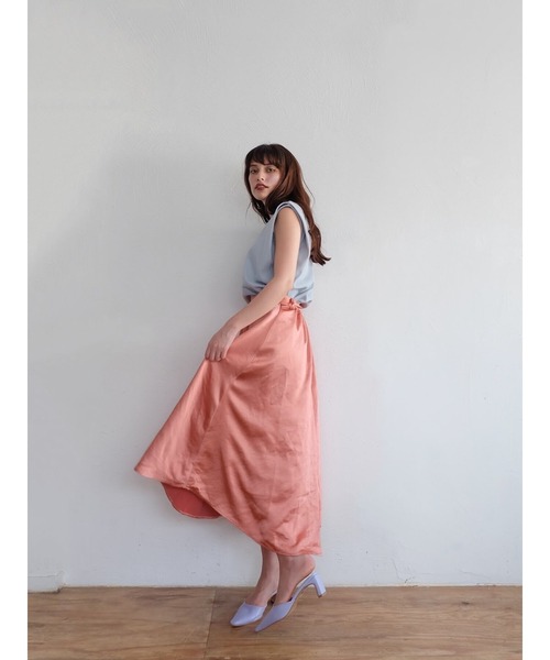 cara by katrin tokyo ベロアスカート velour I line maxi skirt | Katrin TOKYO