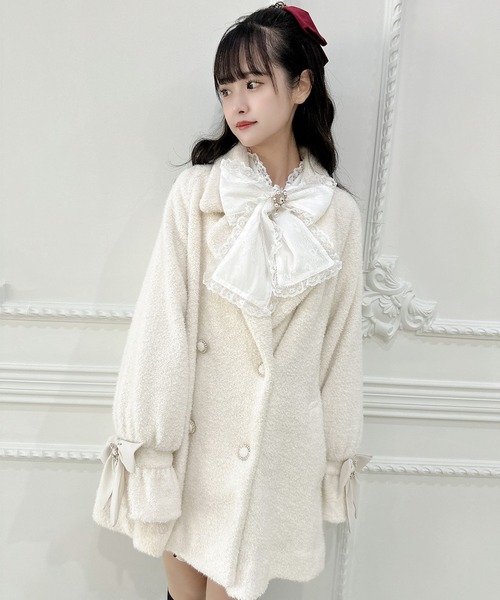 新色入荷】ラメシャギーAラインコート（その他アウター）｜couture BY