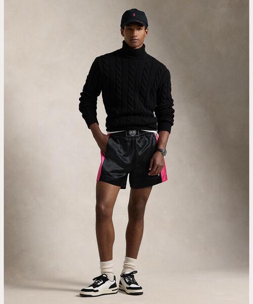 ラルフローレン ピンク ポニー サテン ボクシング ショーツ POLO RALPH LAUREN（ポロ ラルフ ローレン）の「Pink Pony