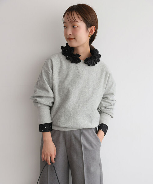 【セール】crinkle crinkle crinkle frill collar blouse CC-3025（シャツ/ブラウス）｜SLOBE IENA（スローブイエナ）