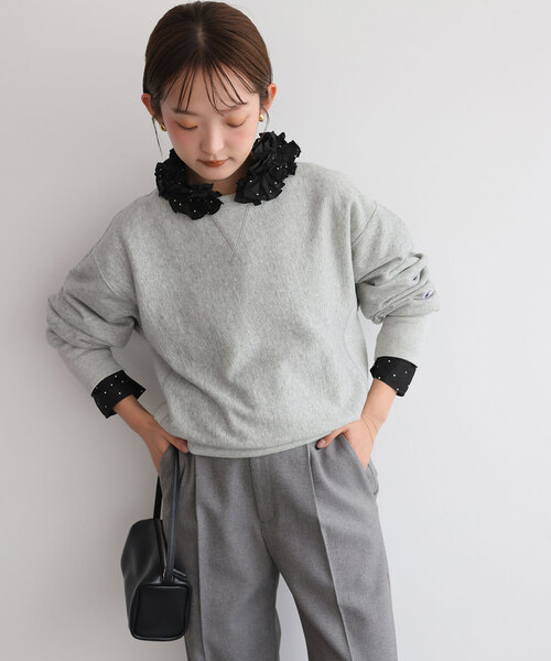 【セール】crinkle crinkle crinkle frill collar blouse CC-3025（シャツ/ブラウス）｜SLOBE IENA（スローブイエナ）