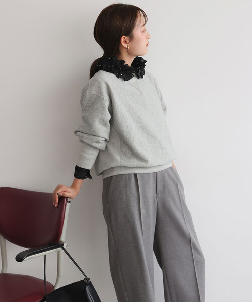 【セール】crinkle crinkle crinkle frill collar blouse CC-3025（シャツ/ブラウス）｜SLOBE IENA（スローブイエナ）