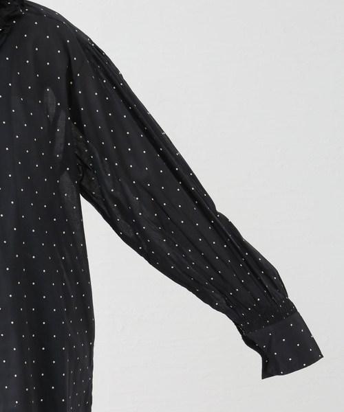 【セール】crinkle crinkle crinkle frill collar blouse CC-3025（シャツ/ブラウス）｜SLOBE IENA（スローブイエナ）