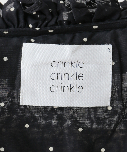 【セール】crinkle crinkle crinkle frill collar blouse CC-3025（シャツ/ブラウス）｜SLOBE IENA（スローブイエナ）