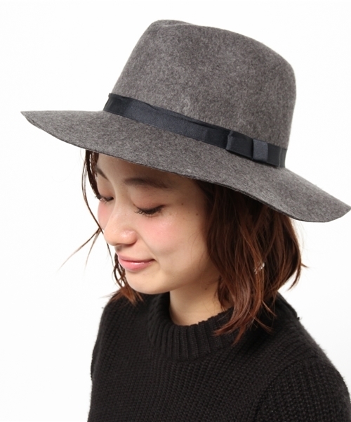 CIAOPANIC（チャオパニック）の「【Ciaopanic】　W100つば広ハット（ハット・レディース・グレー/ブラック/ベージュ・FREE）」の9枚目の写真