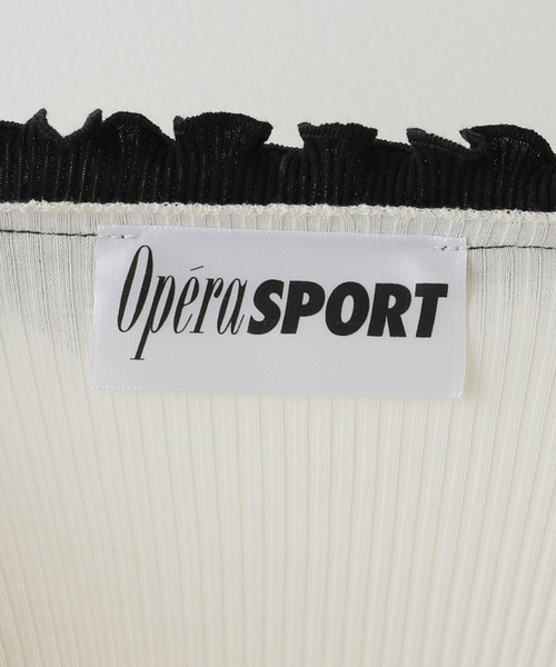 EDIT. FOR LULU(エディットフォールル)の「【OPERA SPORT/オペラスポーツ】フリルトップ(Tシャツ/カットソー・レディース・ホワイト・SMALL)」の17枚目の写真