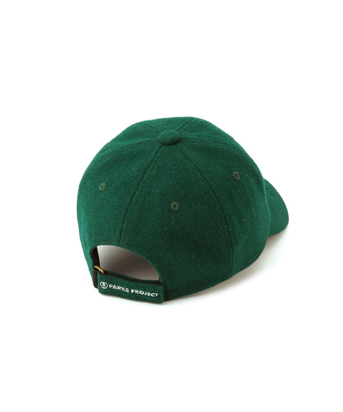 PARKS PROJECT（パークスプロジェクト）の「【PARKS PROJECT/パークスプロジェクト】j.n.r.d/WOOL MELTON 6P CAP（キャップ・メンズ・ネイビー/グリーン・FREE）」の5枚目の写真
