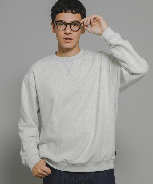 URBAN RESEARCH Sonny Label(アーバンリサーチサニーレーベル)の「ヘビーウェイトコットンベーシックスウェット(スウェット・メンズ・ブラック/グレー系その他/ライトグレー/ネイビー/チャコールグレー・MEDIUM/LARGE/X-LARGE)」の1枚目の写真