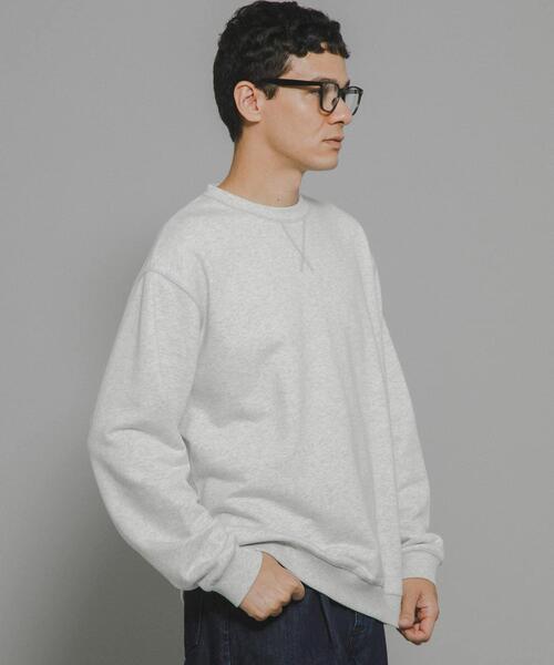 URBAN RESEARCH Sonny Label(アーバンリサーチサニーレーベル)の「ヘビーウェイトコットンベーシックスウェット(スウェット・メンズ・ブラック/グレー系その他/ライトグレー/ネイビー/チャコールグレー・MEDIUM/LARGE/X-LARGE)」の21枚目の写真