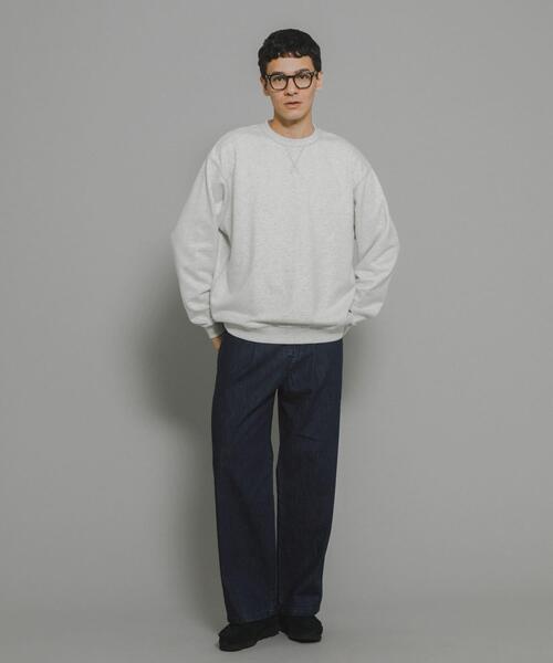 URBAN RESEARCH Sonny Label(アーバンリサーチサニーレーベル)の「ヘビーウェイトコットンベーシックスウェット(スウェット・メンズ・ブラック/グレー系その他/ライトグレー/ネイビー/チャコールグレー・MEDIUM/LARGE/X-LARGE)」の22枚目の写真