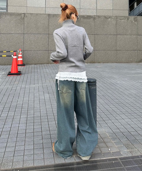 sedacle girl（セダクルガール）の「アソートドライバーズニット（ニット/セーター・レディース・アイボリー/カーキ/グレー・FREE）」の17枚目の写真