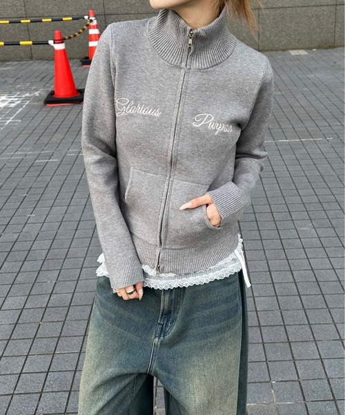 sedacle girl（セダクルガール）の「アソートドライバーズニット（ニット/セーター・レディース・アイボリー/カーキ/グレー・FREE）」の11枚目の写真