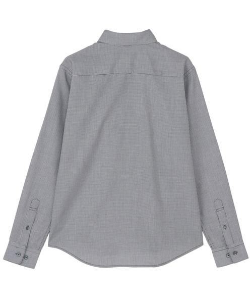TOKYO SHIRTS（トウキョウシャツ）の「デザインカジュアル長袖シャツ ボタンダウン（ポロシャツ・メンズ・ブラック・M/L/LL/S）」の4枚目の写真