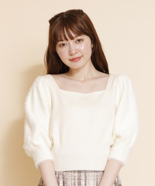 【セール】シャギースリーブニットトップス（ニット/セーター）｜REDYAZEL（レディアゼル）