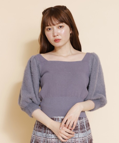 【セール】シャギースリーブニットトップス（ニット/セーター）｜REDYAZEL（レディアゼル）