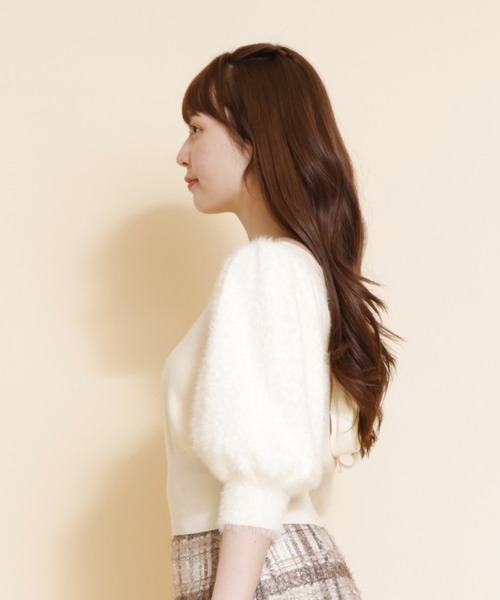 【セール】シャギースリーブニットトップス（ニット/セーター）｜REDYAZEL（レディアゼル）