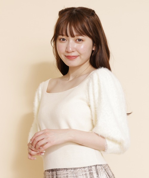 【セール】シャギースリーブニットトップス（ニット/セーター）｜REDYAZEL（レディアゼル）