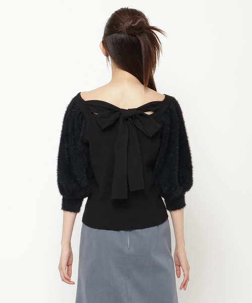 【セール】シャギースリーブニットトップス（ニット/セーター）｜REDYAZEL（レディアゼル）