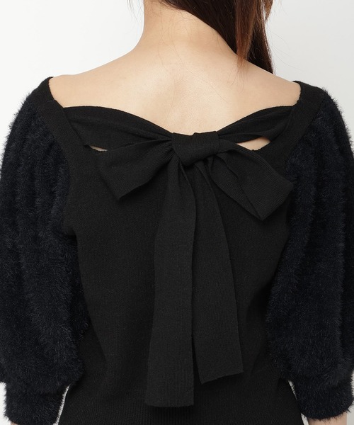 【セール】シャギースリーブニットトップス（ニット/セーター）｜REDYAZEL（レディアゼル）